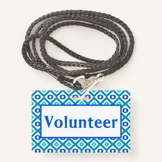 Name-Stil Ausweis (Vorderseite mit Schlüsselband)