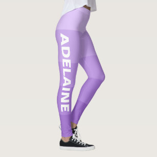 Name   Stilvolle 5 Amethyst Shades Blocks Leggings