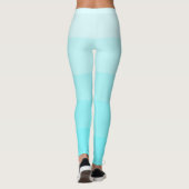 Name | Stilvolle 5 Electric Blue Shades Blocks Leggings (Rückseite)