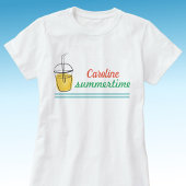 Name Summertime Wiedersehen Basic Womens White T - T-Shirt