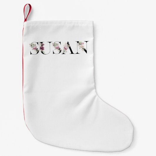 Name Susan Kleiner Weihnachtsstrumpf (Vorderseite)