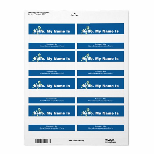 Name-Tag (Vorne)