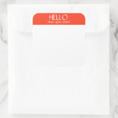 Name Tag Aufkleber Abzeichen Funny Party Spaß (Tasche)