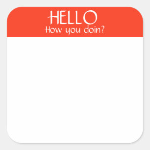 Name Tag Aufkleber Abzeichen Funny Party Spaß