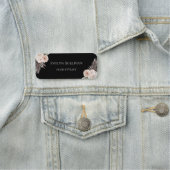 Name-Tag der tropischen Rose Namensschild (Beispiel)