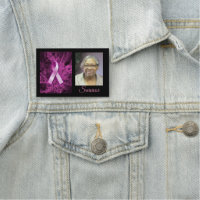 Name Tag des Brustkrebses