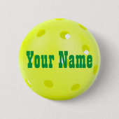 Name-Tag für Pickleball-Ereignisse Button (Vorderseite)