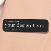 Name Tag Ihres Design Upload Namensschild