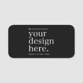 Name Tag Ihres Design Upload Namensschild (Vorderseite)