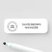 Name-Tag-Logo Mitarbeiter Magnetic Namensschild (Beispiel)