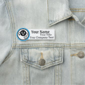 Name-Tag mit dem Veterinär-Logo Benutzerdefinierte Namensschild (Beispiel)