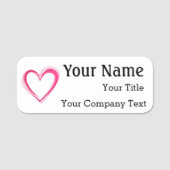 Name-Tag mit Ihrem Logo Benutzerdefiniertes Abzeic Namensschild (Vorderseite)