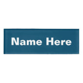 Name Tag mit Magnethalter Namenschild (Vorderseite)