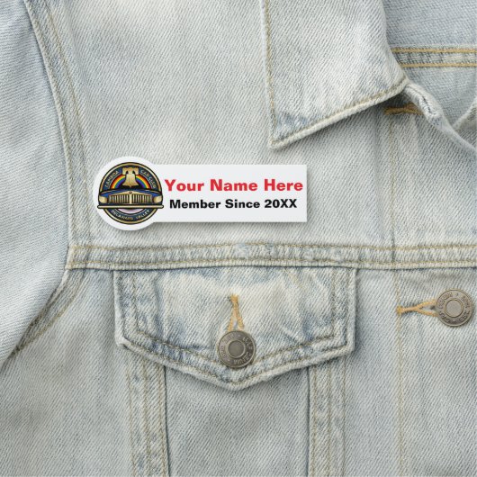 Name-Tag (Mitglied) Namensschild (Beispiel)