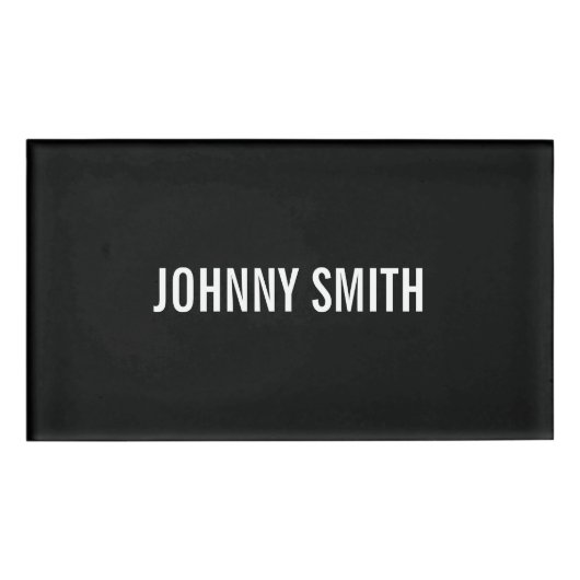 Name-Tag Namenschild (Vorderseite)