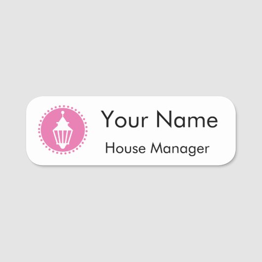 Name Tag Namensschild (Vorderseite)