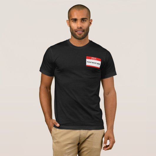 Name-Tag T-Shirt (Vorne ganz)