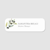 Name Tag Template Professional Business Namensschild (Vorderseite)