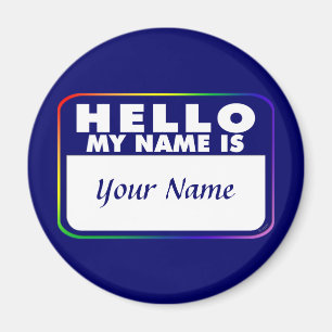 Name-Tag-Vorlage Magnet