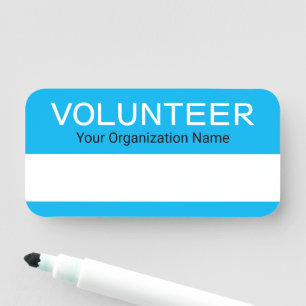 Name-Tag Wiederverwendbare trockene Erase Abzeiche Namensschild