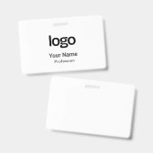 Name Tags Abzeichen Ausweis (Vorder- & Rückseite)