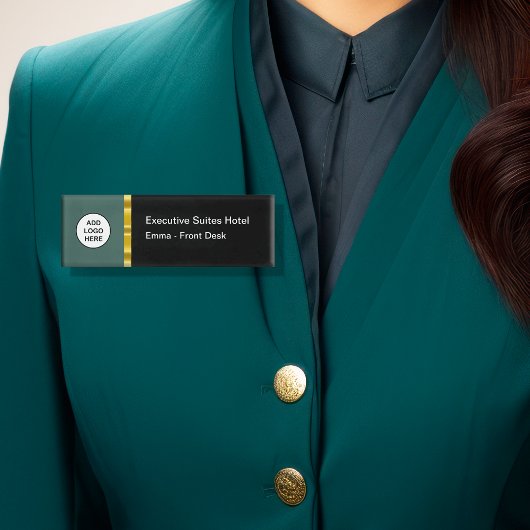 Name-Tags der Führungskraft Namenschild