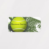 Name-Tags für drei Tennisdesigns Etiketten (Design 2)