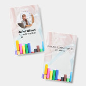 Name-Tags Lehrer-ID-Abzeichen Ausweis (Vorder- & Rückseite)