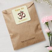 Name. Tartan Om Symbol 3-in Danke Aufkleber