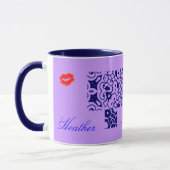 Name-Tasse des Heather-Designers Tasse (Links)