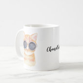 Name-Tassen-niedliche lustige Kaffeetasse (Vorderseite Links)