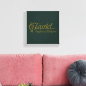 Name TAURIEL™ Leinwanddruck (Insitu (Wohnzimmer))