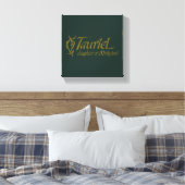 Name TAURIEL™ Leinwanddruck (Insitu (Schlafzimmer))