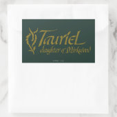 Name TAURIEL™ Rechteckiger Aufkleber (Tasche)