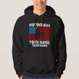 Name Team Name etc. MOTOCROSS Rider USA Flag T- Hoodie