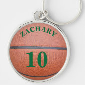 Name Team Number Basketball Schlüsselanhänger (Vorne)