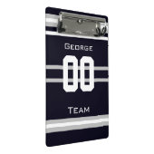 Name,#, Team, Sportfan Team Mini Klemmbrett (Schrägansicht)