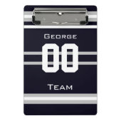 Name,#, Team, Sportfan Team Mini Klemmbrett (Vorderseite)