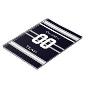 Name,#, Team, Sportfan-Team-Notebook Notizblock (Linke Seite)