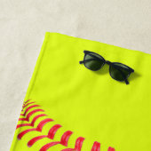 Name, Teamname oder Text des benutzerdefinierten S Strandtuch (Beispiel)