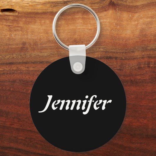 Name Template keychain Schlüsselanhänger (Vorderseite)