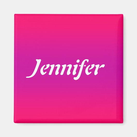 Name Template Magnet (Vorne)