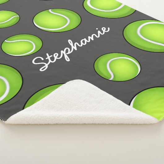 Name-Tennis lila Sherpadecke (3/4)