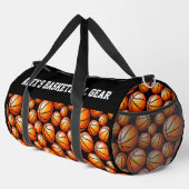 Name Text hinzufügen, Alex's Basketball Gear Duffle Bag (Rechte Ecke)