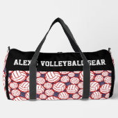 Name Text hinzufügen, Alex's Volleyball Gear Duffle Bag (Vorderseite)