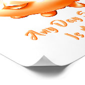 Name-Text hinzufügen, Baby Gold Fish Kinderzimmer  Poster (Ecke)