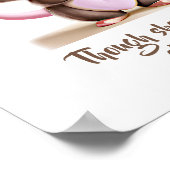 Name Text hinzufügen, BabyMaus mit großen Ohren au Poster (Ecke)