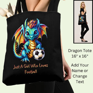 Name Text hinzufügen - Dragon - Ein Mädchen, das F Tasche