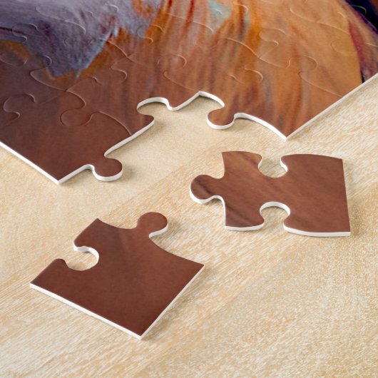 Name Text hinzufügen, lustige Katze Pizza essen Puzzle (Seite)