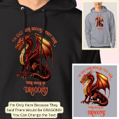 Name Text hinzufügen - nur hier, weil gesagt Drach Hoodie